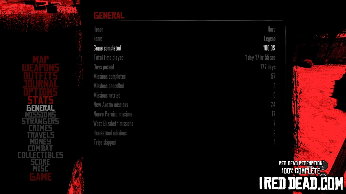 Red Dead Redemption 100% Complete