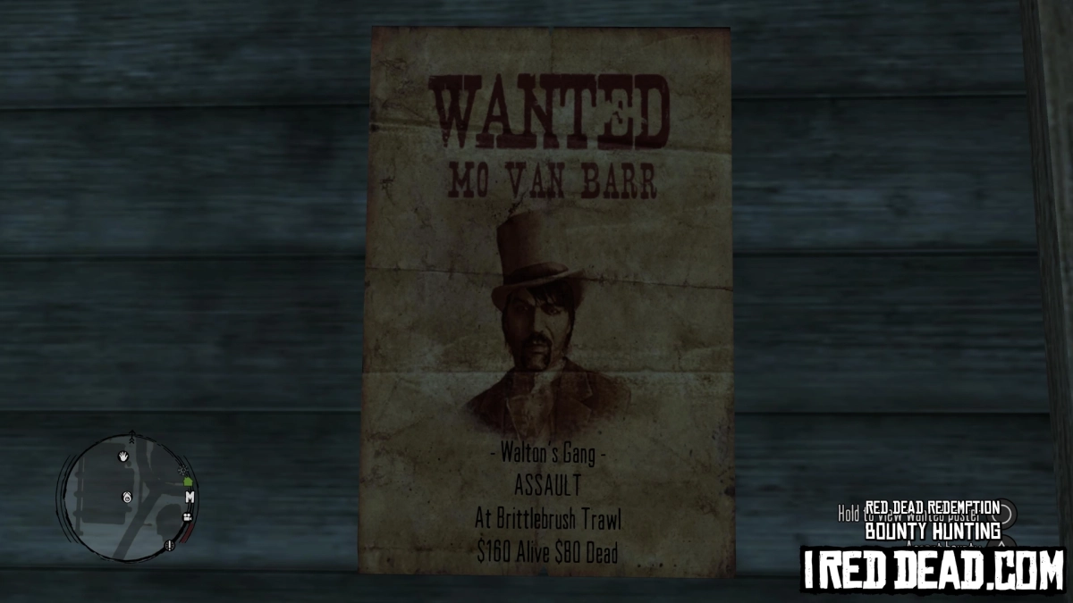 Red Dead Redemption Bounty Hunting Brittlebrush Trawl