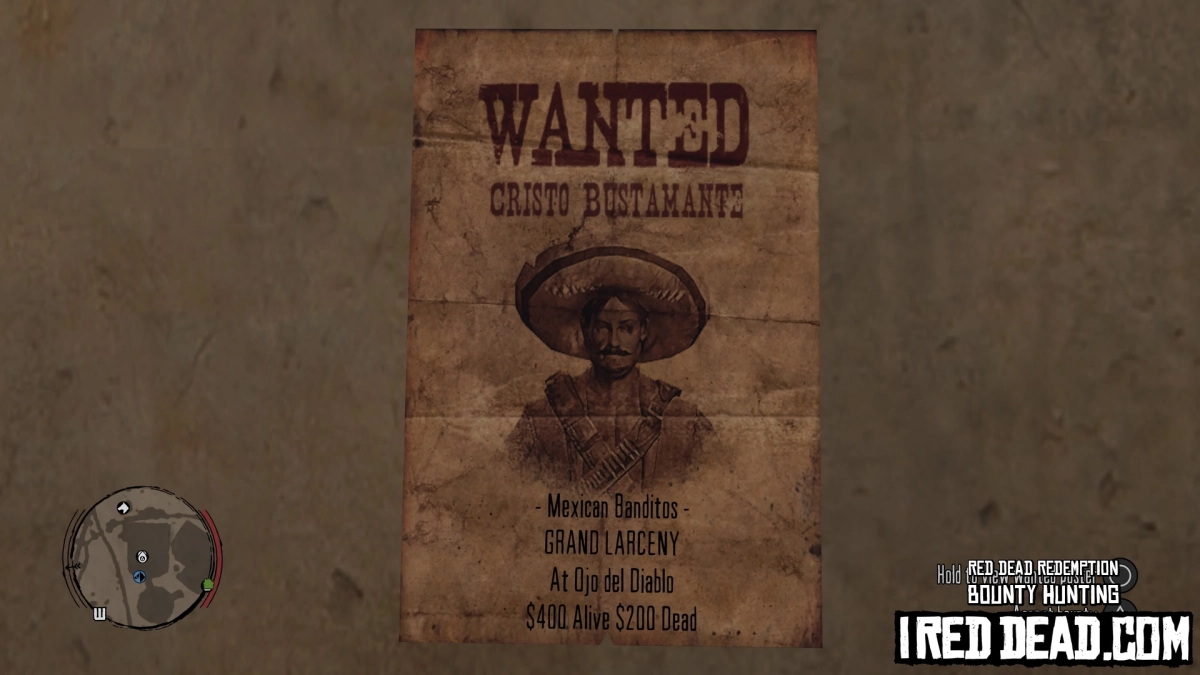 Red Dead Redemption Bounty Hunting Ojo Del Diablo