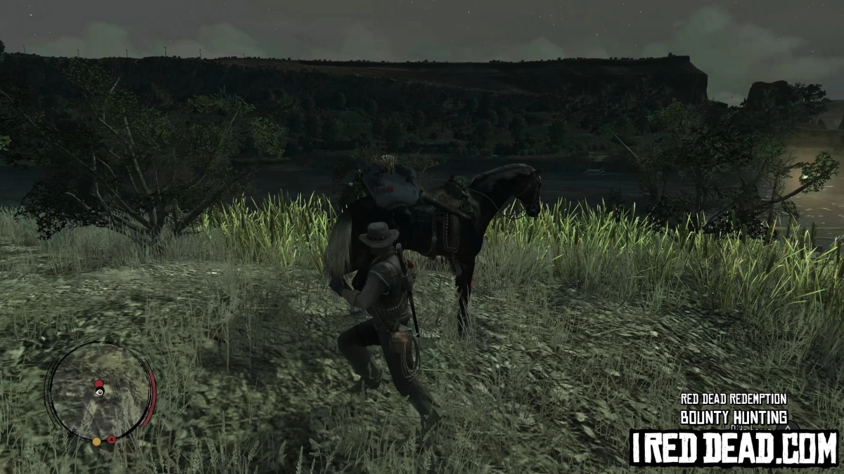 Red Dead Redemption Bounty Hunting Put On Horse