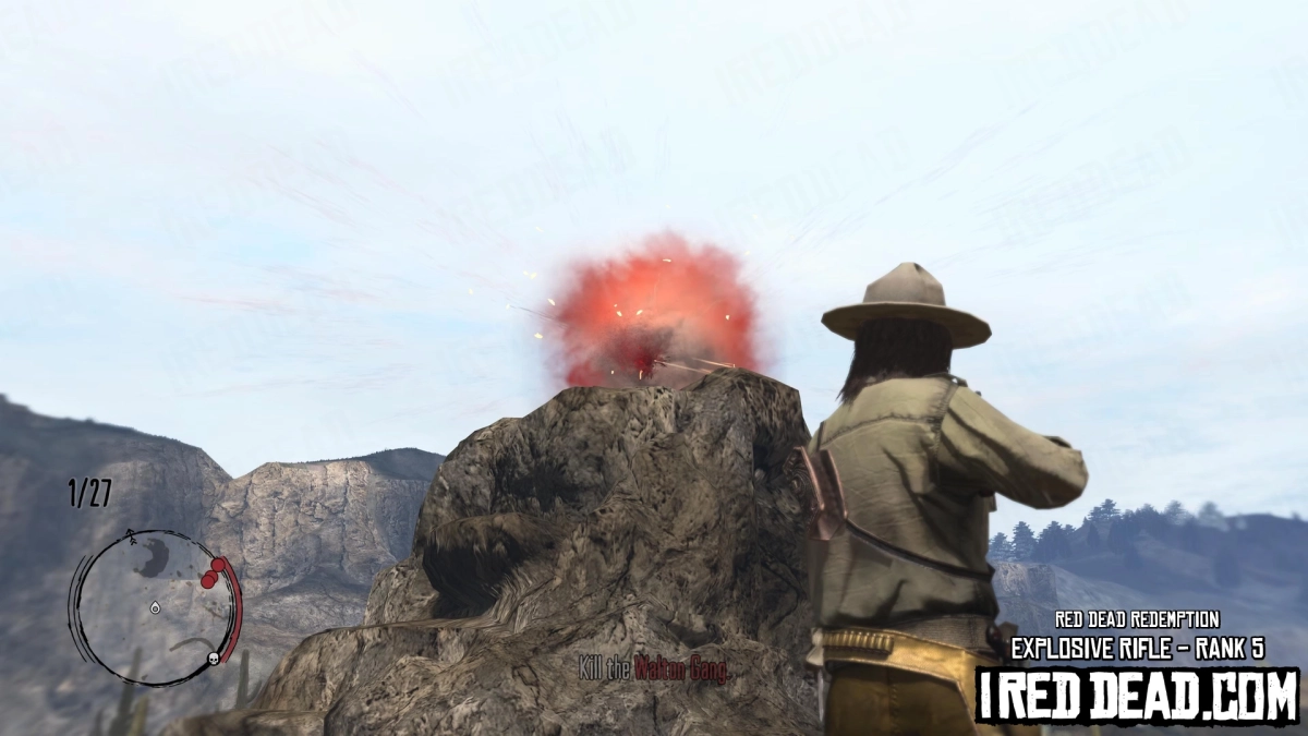 Red Dead Redemption Explosive Rifle Mastery Rank 5 2