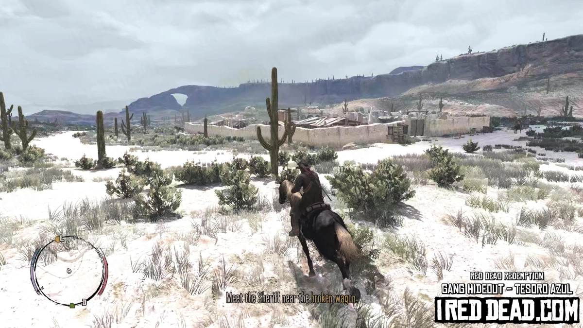 Red Dead Redemption Gang Hideout Tesoro Azul 1