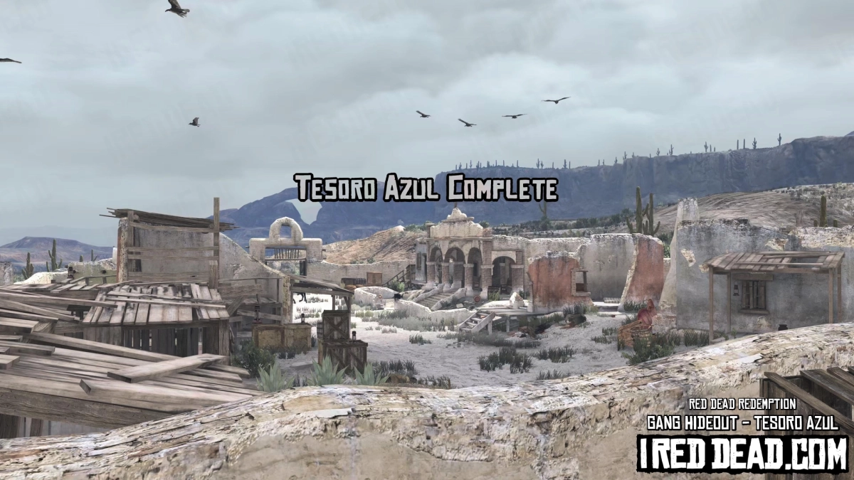 Red Dead Redemption Gang Hideout Tesoro Azul 11