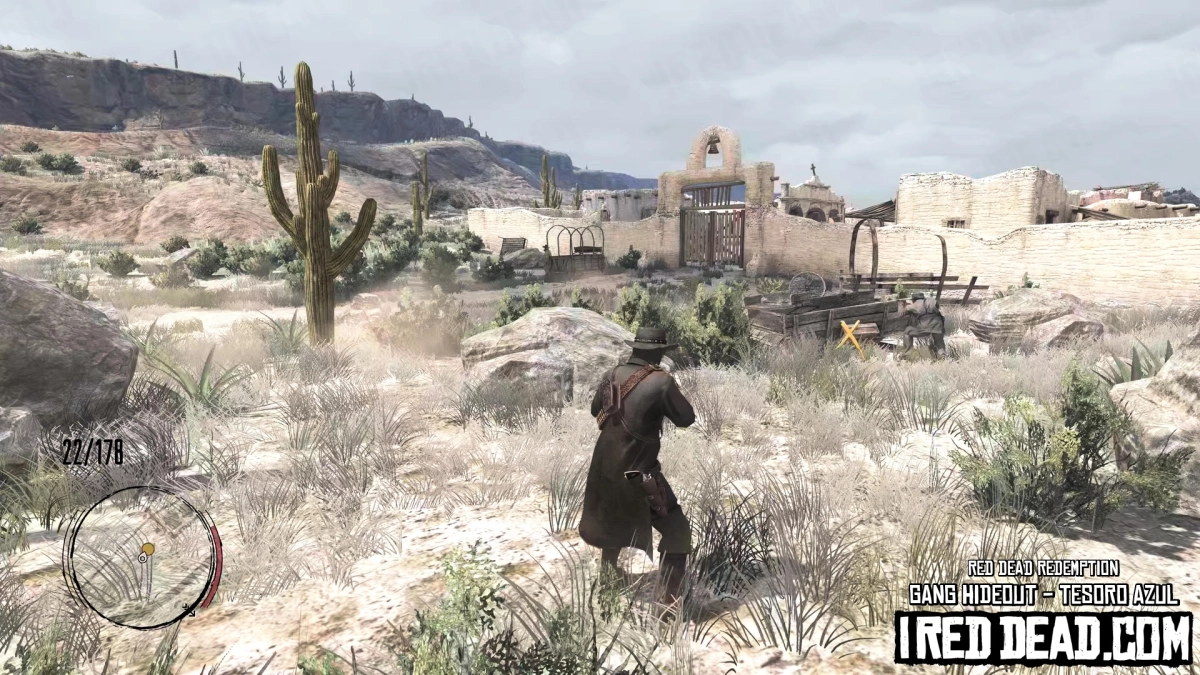 Red Dead Redemption Gang Hideout Tesoro Azul 2