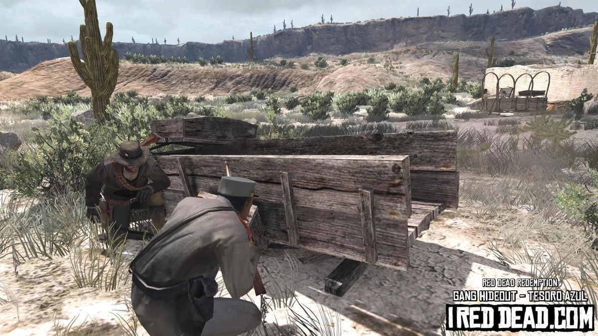 Red Dead Redemption Gang Hideout Tesoro Azul 3