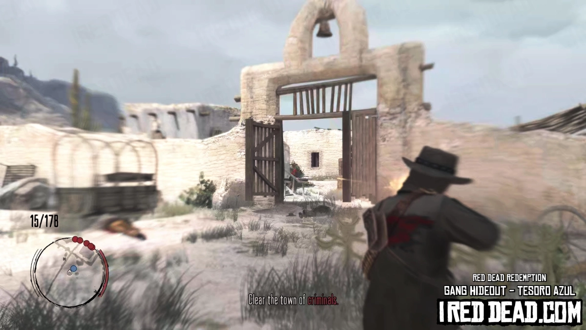 Red Dead Redemption Gang Hideout Tesoro Azul 5