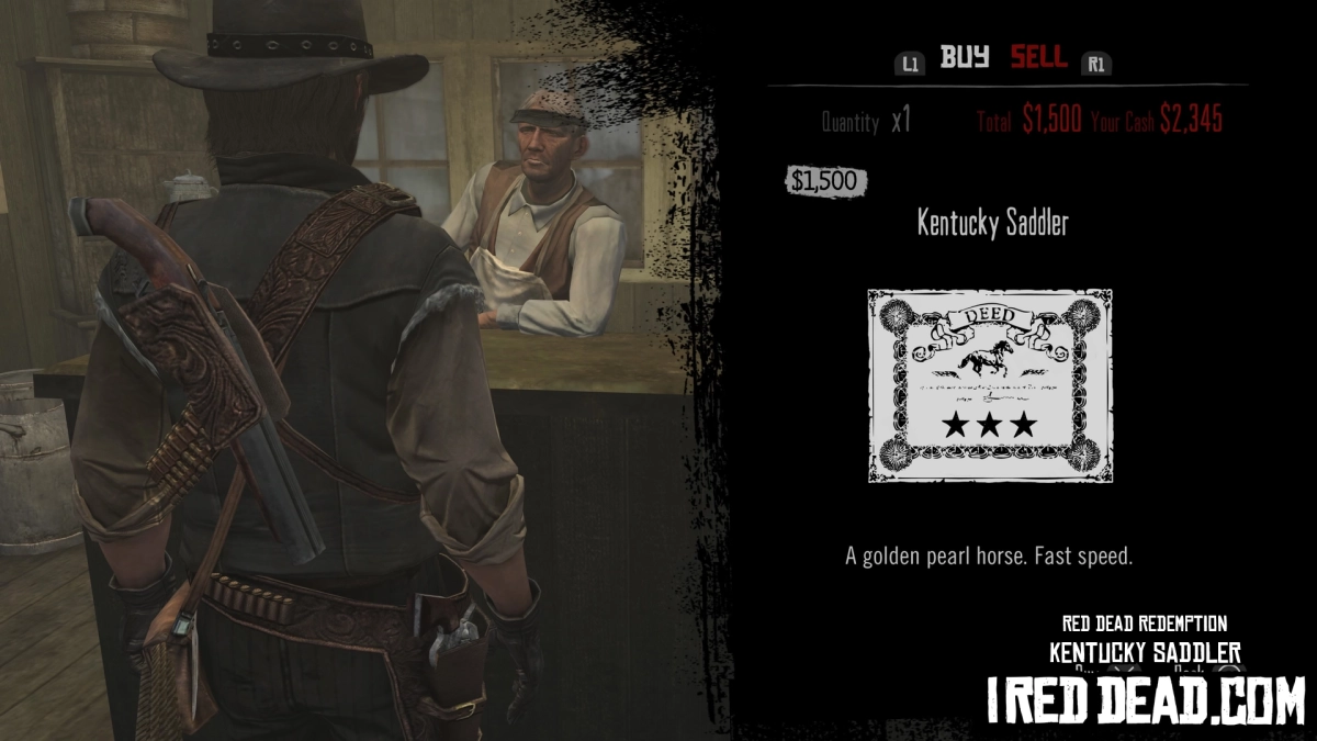 Red Dead Redemption Kentucky Saddler Kentucky Saddler