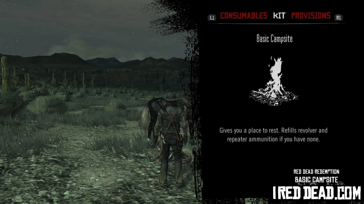 Red Dead Redemption Kit Item Basic Campsite