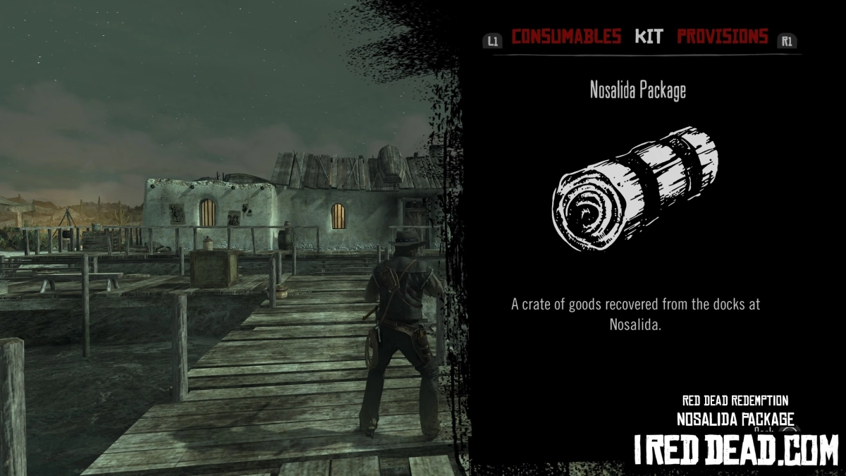 Red Dead Redemption Kit Item Nosalida Package