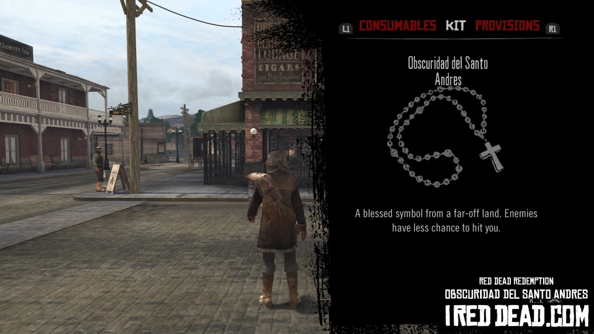 Red Dead Redemption Kit Item Obscuridad Del Santo Andres