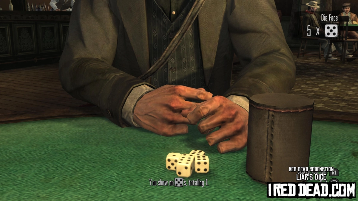 Red Dead Redemption Liars Dice 12