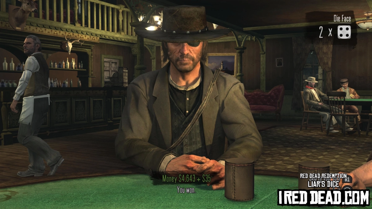 Red Dead Redemption Liars Dice 21