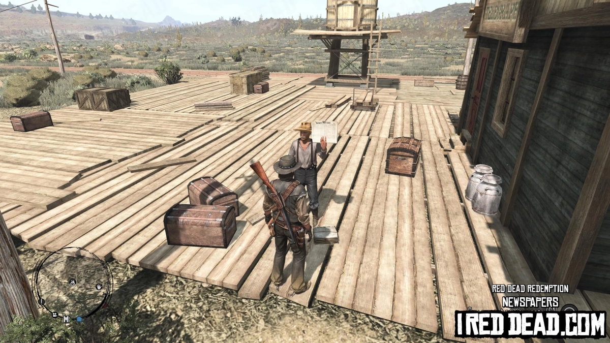 Red Dead Redemption Newspapers Newspaper Seller