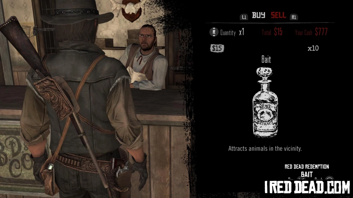 Red Dead Redemption Shop Item Bait