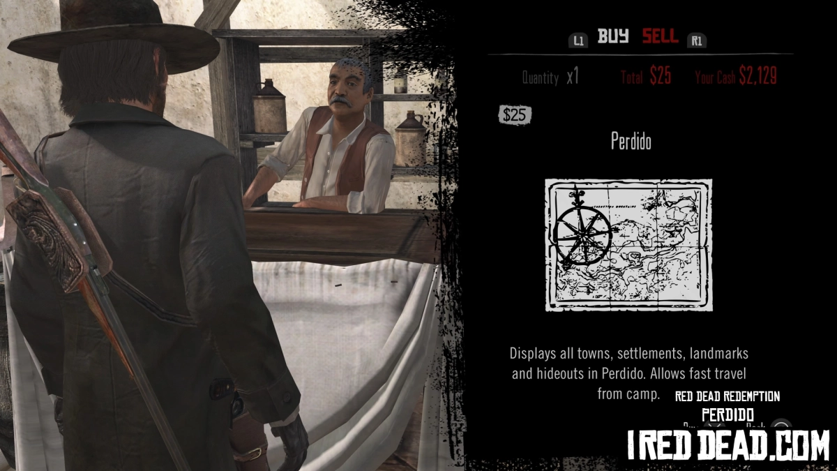 Red Dead Redemption Shop Item Perdido