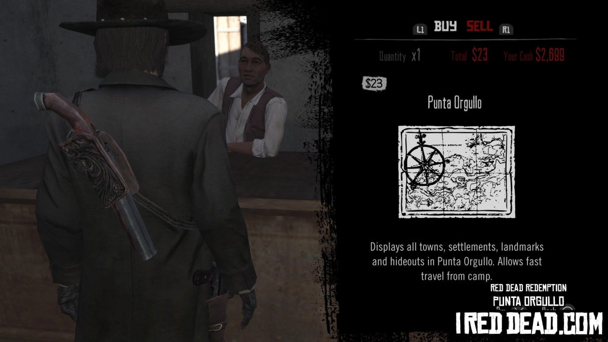 Red Dead Redemption Shop Item Punta Orgullo
