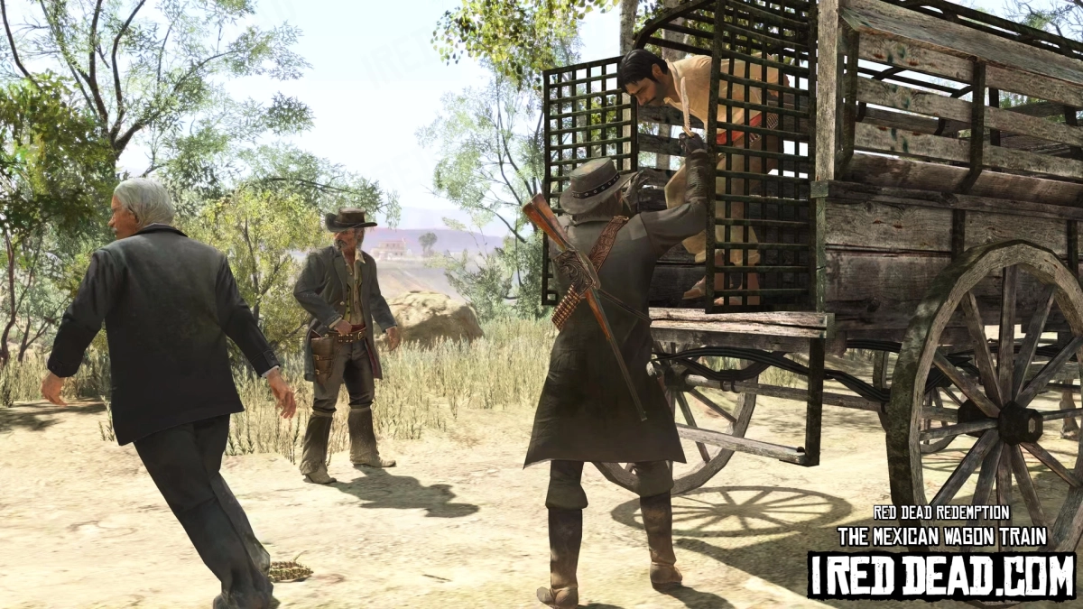 Red Dead Redemption The Mexican Wagon Train 20