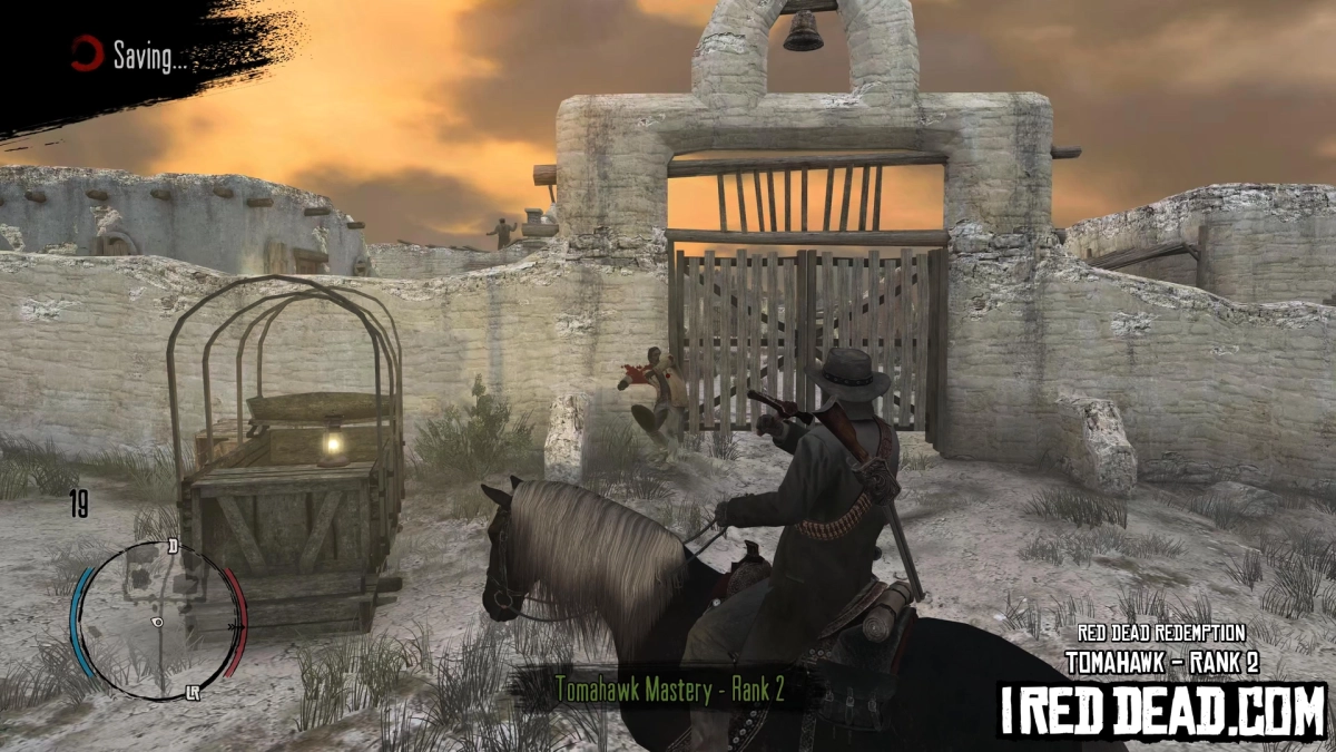 Red Dead Redemption Tomahawk Rank 2 Horseback