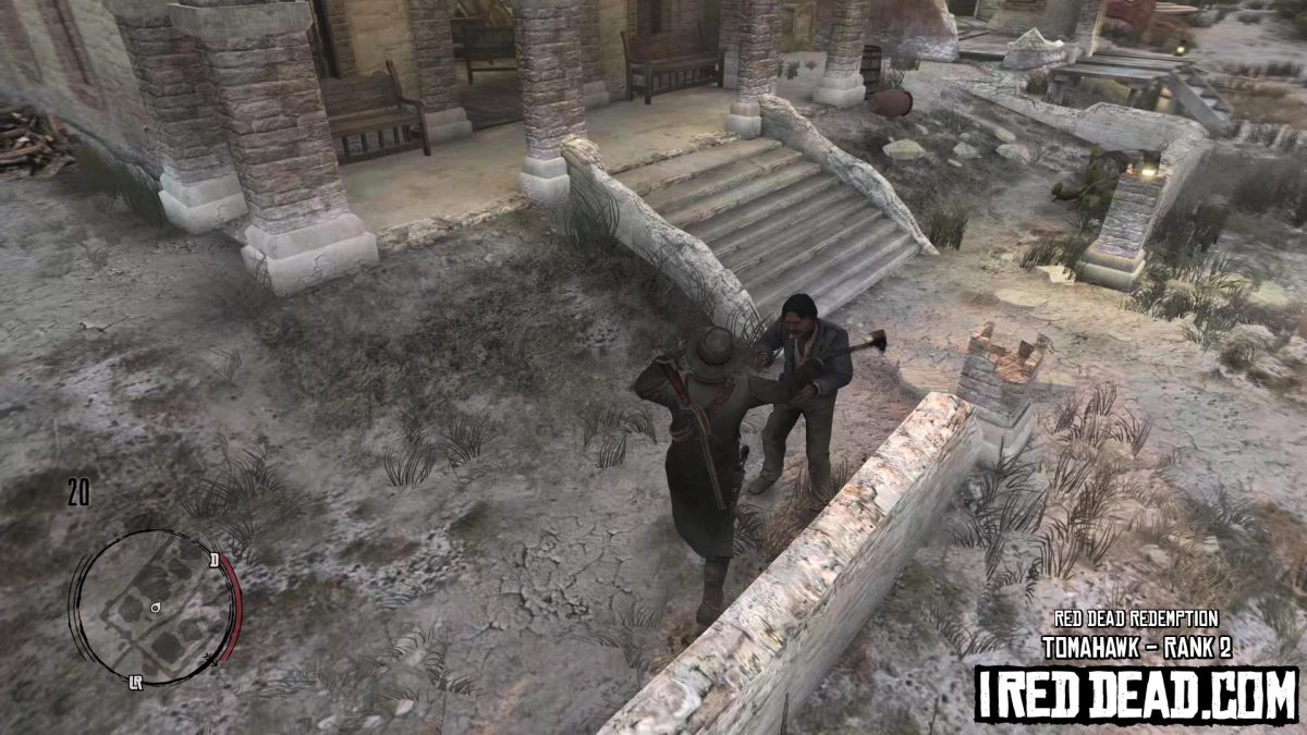 Red Dead Redemption Tomahawk Rank 2 Melee