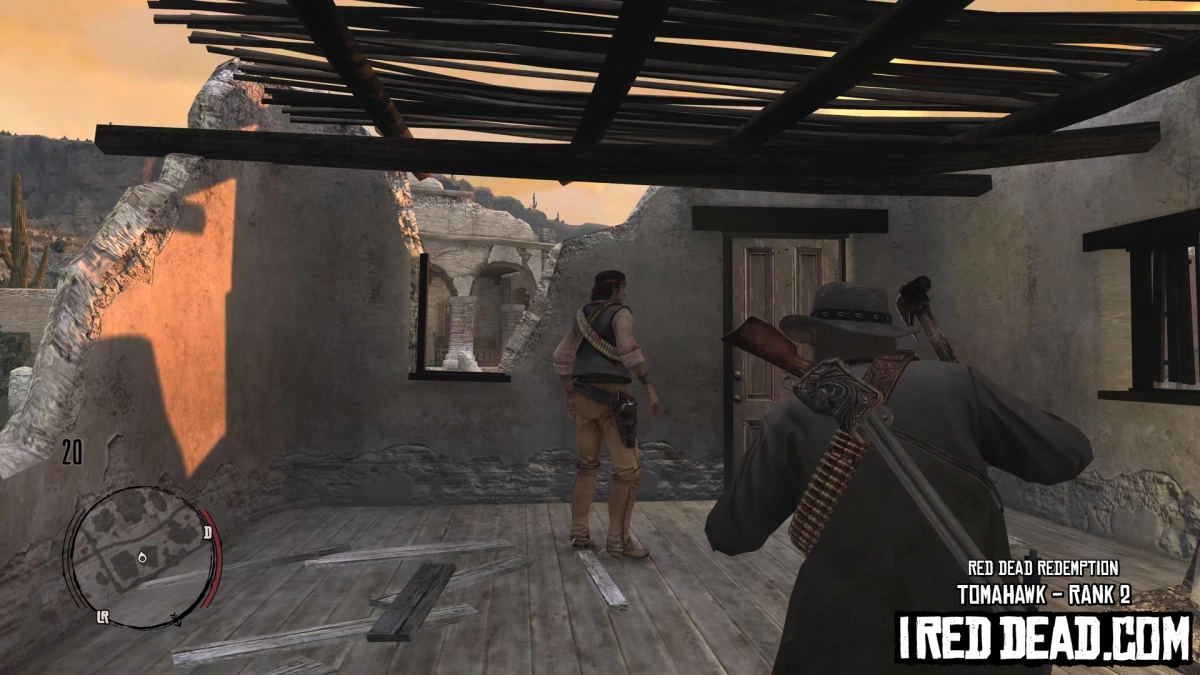 Red Dead Redemption Tomahawk Rank 2 Thrown