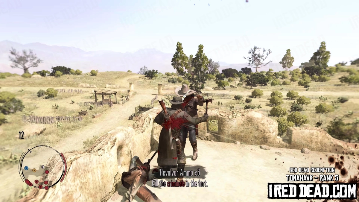 Red Dead Redemption Tomahawk Rank 5 Gang Hideout 1