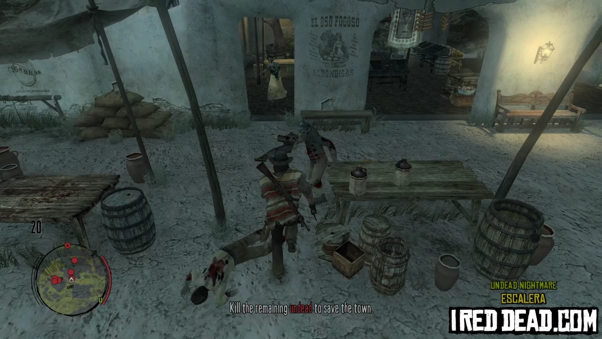 Red Dead Redemption Undead Nightmare Escalera 3