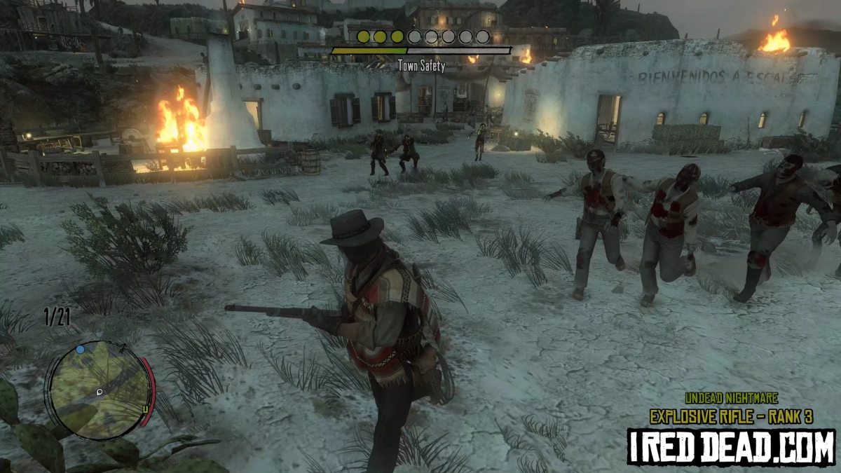 Red Dead Redemption Undead Nightmare Explosive Rifle Mastery Rank 3 1