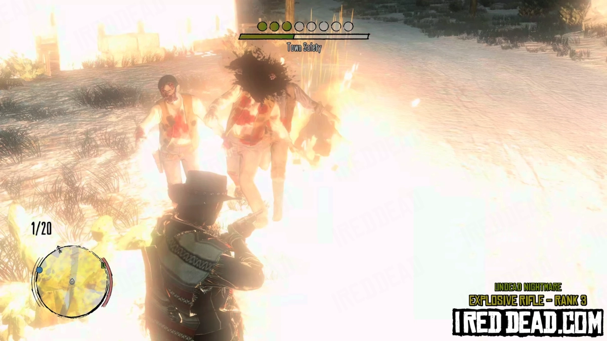 Red Dead Redemption Undead Nightmare Explosive Rifle Mastery Rank 3 2