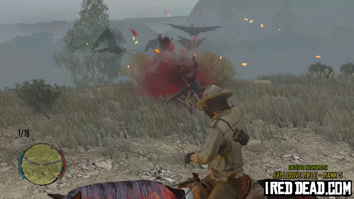 Red Dead Redemption Undead Nightmare Explosive Rifle Mastery Rank 5 3