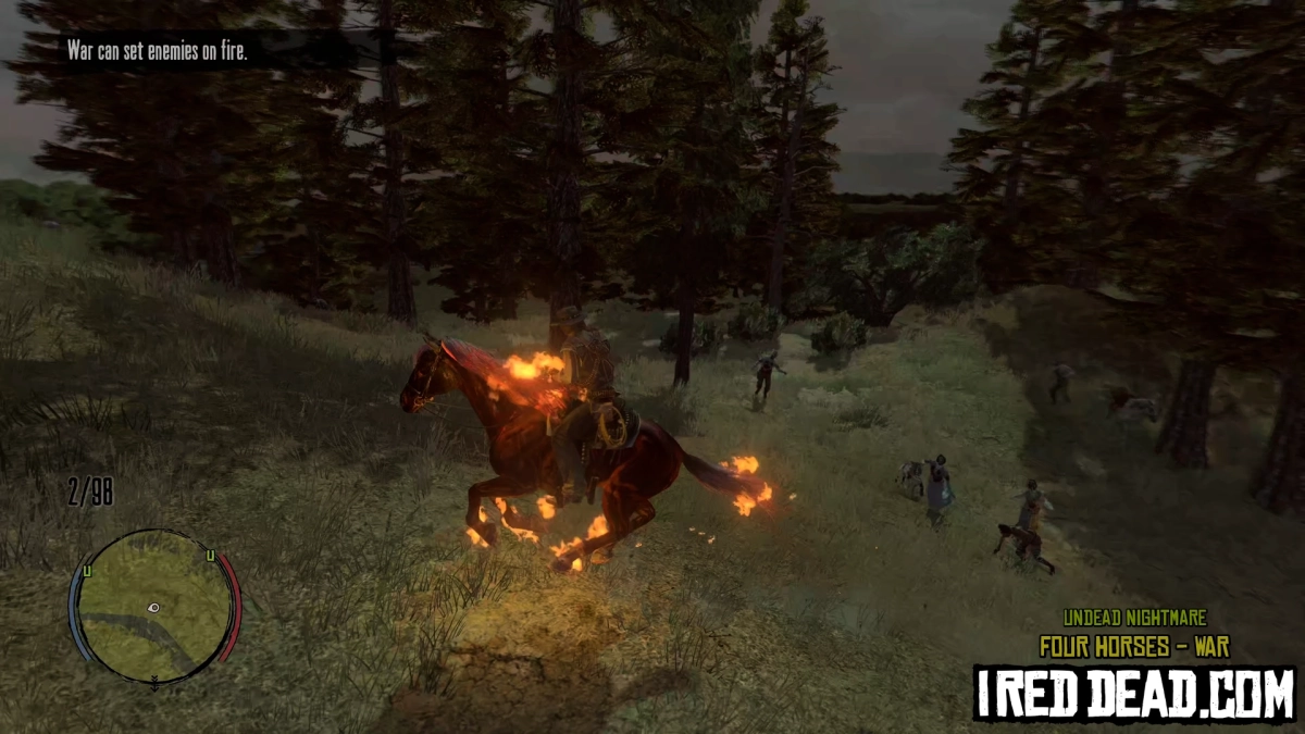 Red Dead Redemption Undead Nightmare Four Horses Rank 2 War 3
