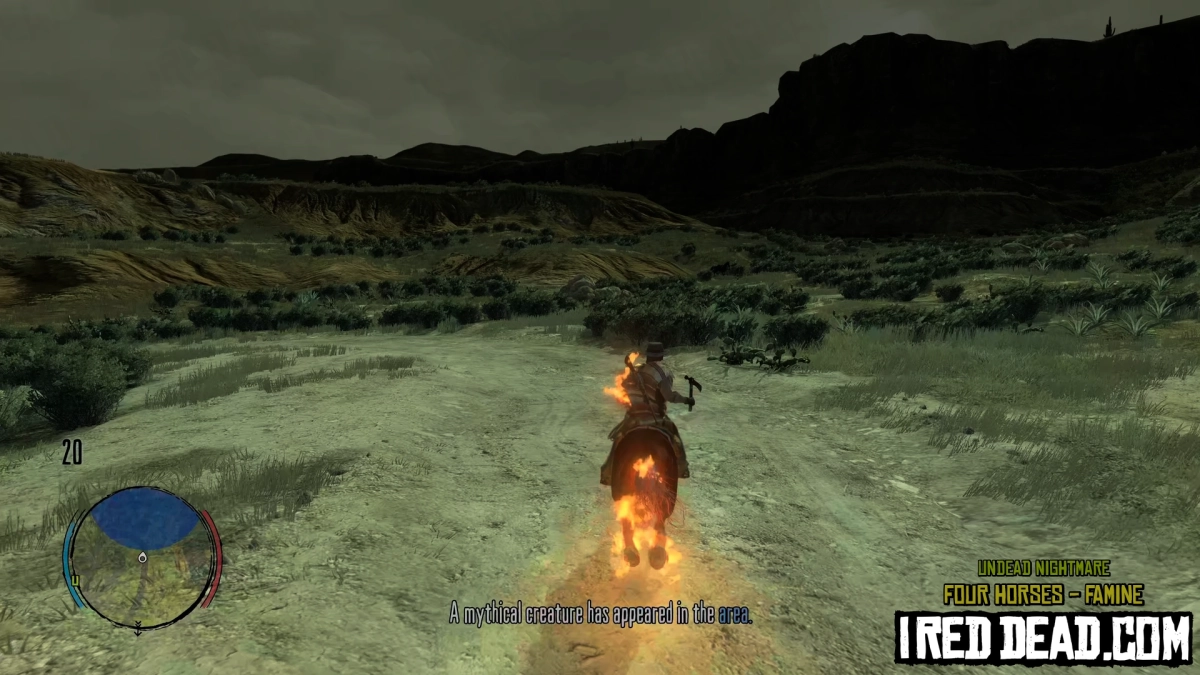 Red Dead Redemption Undead Nightmare Four Horses Rank 3 Famine 1