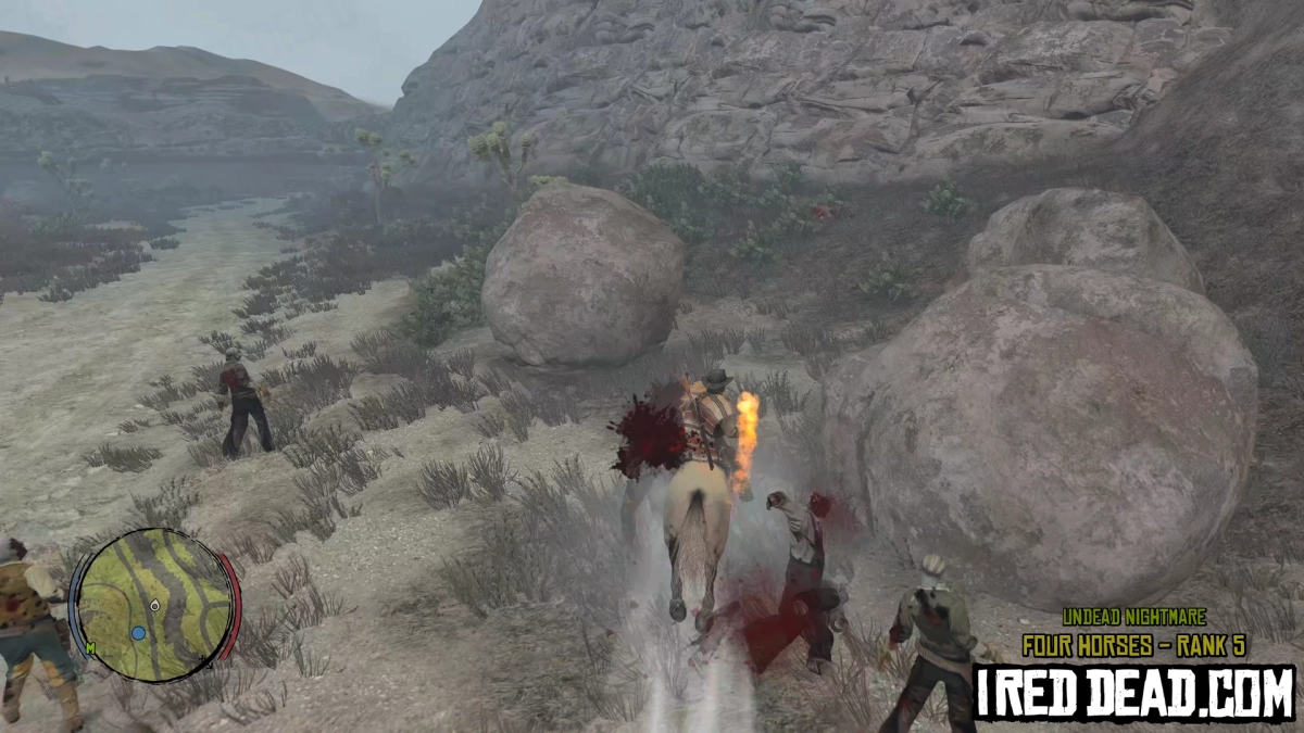 Red Dead Redemption Undead Nightmare Four Horses Rank 5 1