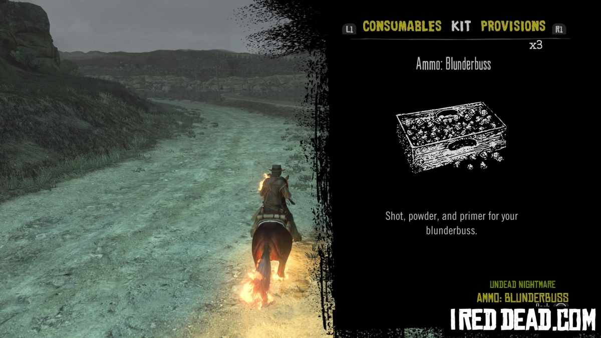 Red Dead Redemption Undead Nightmare Kit Item Ammo Blunderbuss