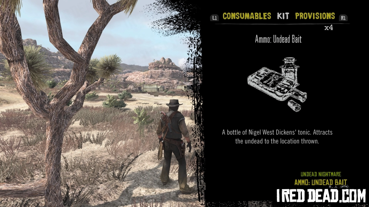 Red Dead Redemption Undead Nightmare Kit Item Ammo Undead Bait