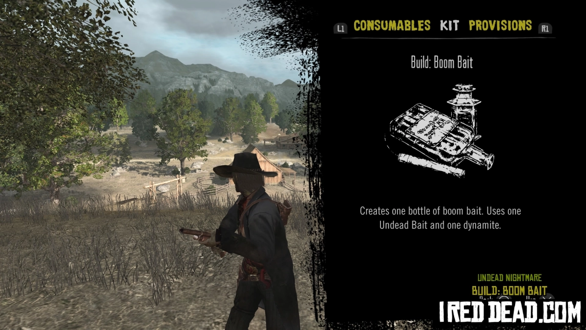 Red Dead Redemption Undead Nightmare Kit Item Build Boom Bait