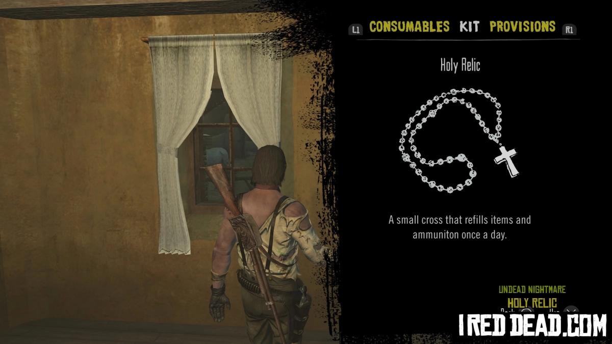Red Dead Redemption Undead Nightmare Kit Item Holy Relic