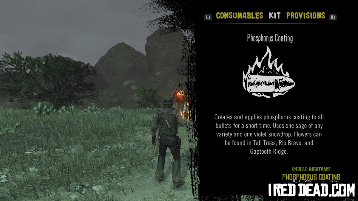 Red Dead Redemption Undead Nightmare Kit Item Phosphorus Coating