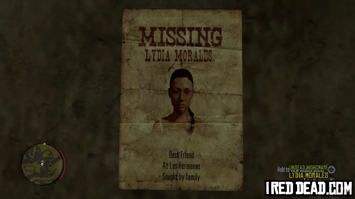 Red Dead Redemption Undead Nightmare Lydia Morales 1