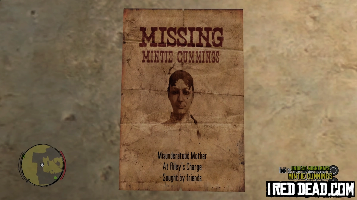 Red Dead Redemption Undead Nightmare Mintie Cummings 1
