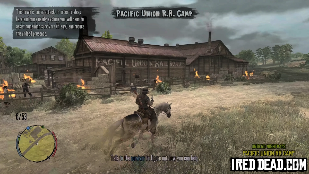 Red Dead Redemption Undead Nightmare Pacific Union Rr Camp 1