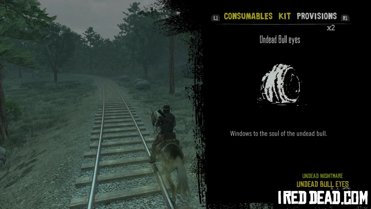 Red Dead Redemption Undead Nightmare Provisions Undead Bull Eyes