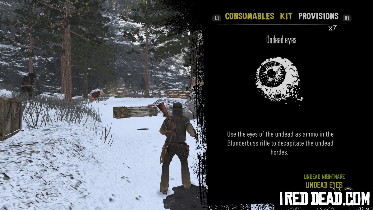 Red Dead Redemption Undead Nightmare Provisions Undead Eyes