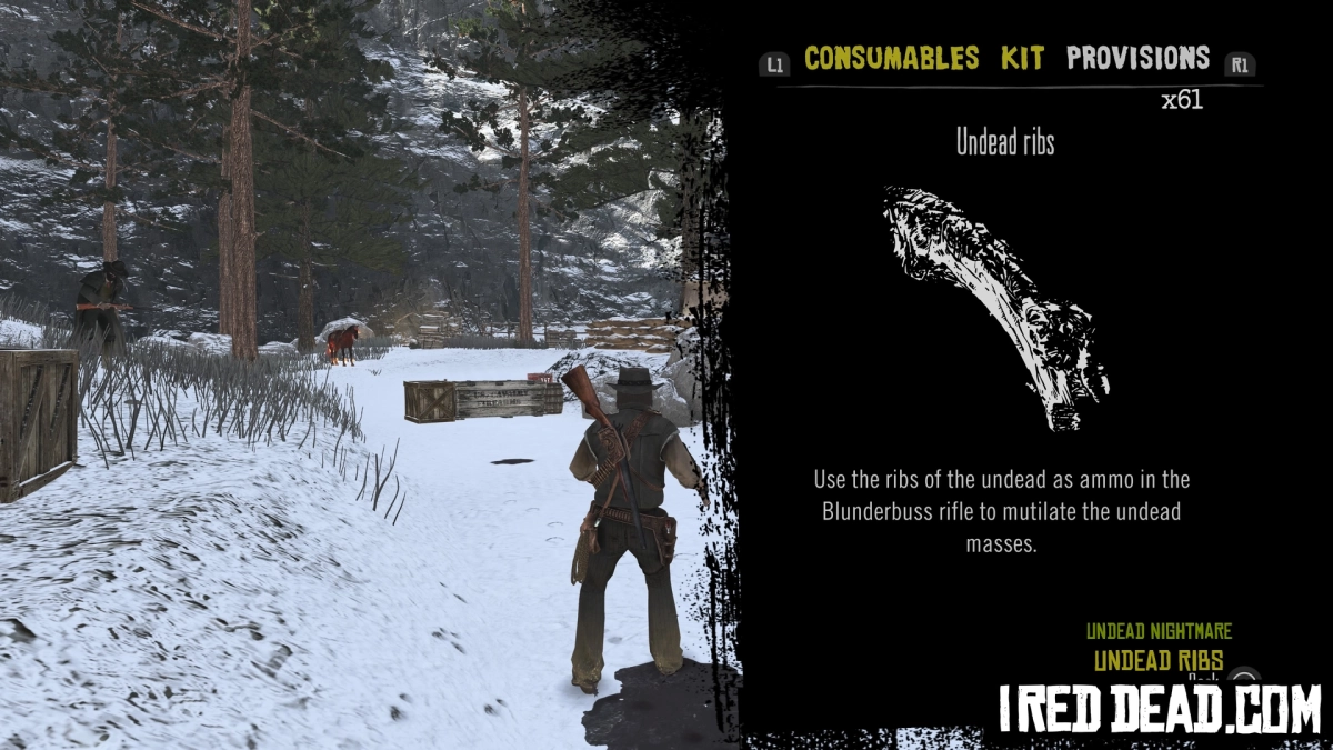 Red Dead Redemption Undead Nightmare Provisions Undead Ribs