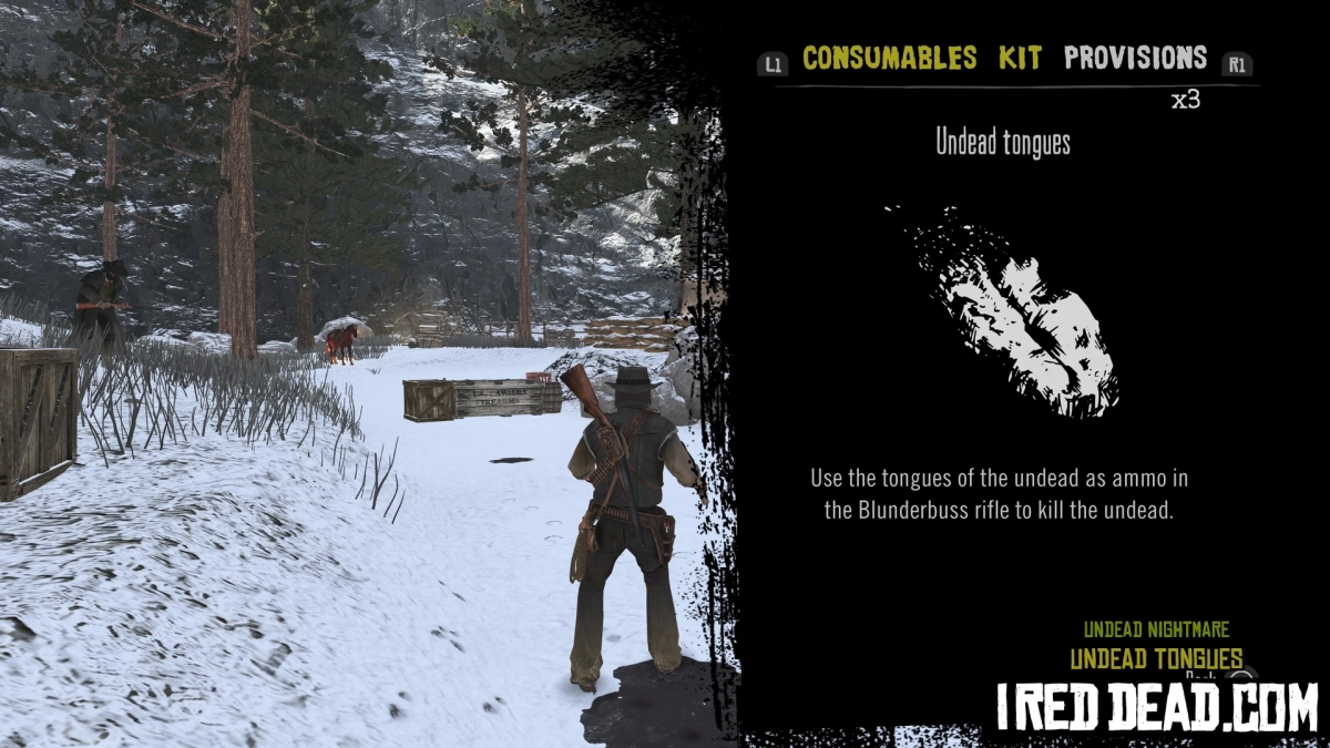 Red Dead Redemption Undead Nightmare Provisions Undead Tongues