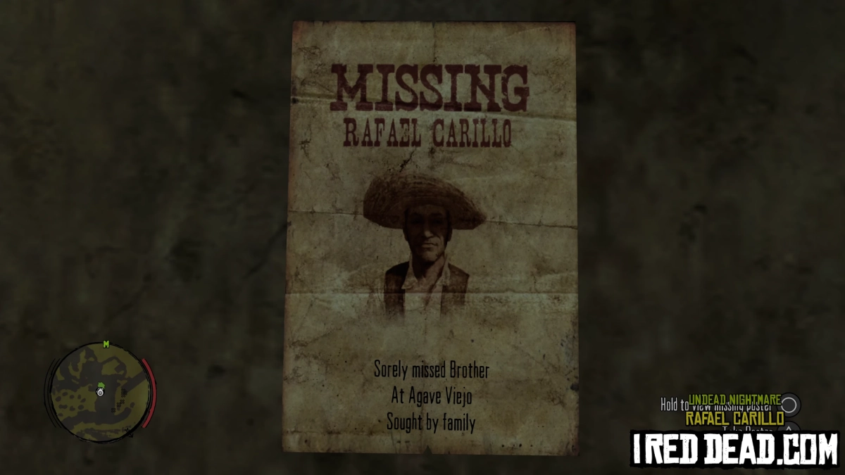 Red Dead Redemption Undead Nightmare Rafael Carillo 1