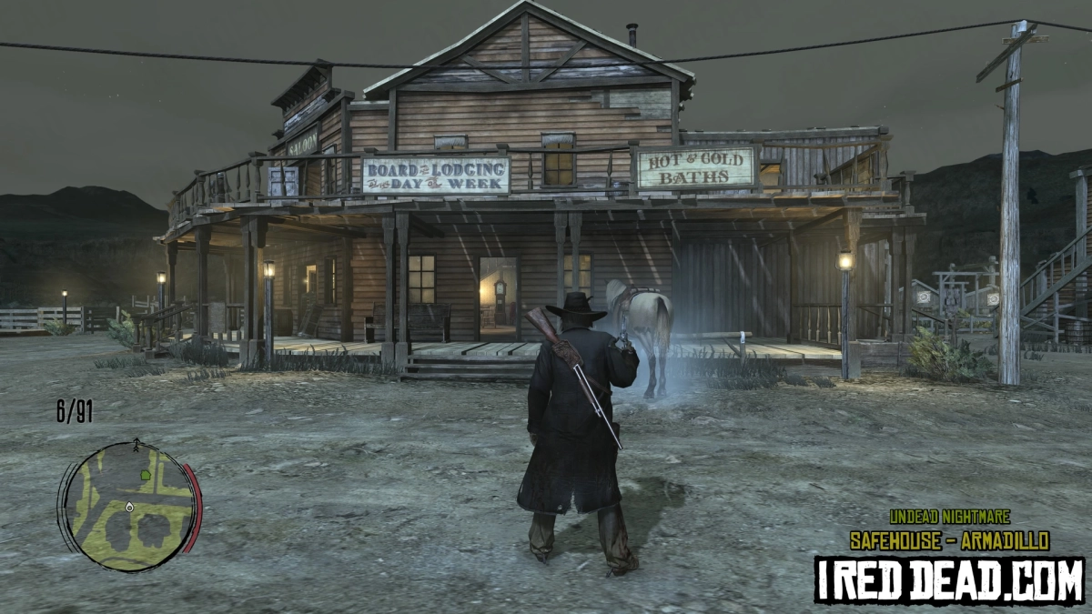 Red Dead Redemption Undead Nightmare Safehouse Armadillo 1