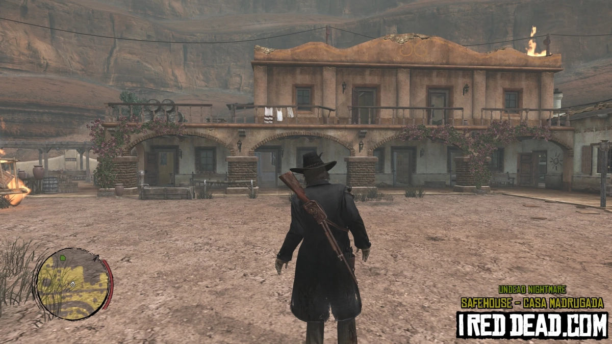 Red Dead Redemption Undead Nightmare Safehouse Casa Madrugada 1