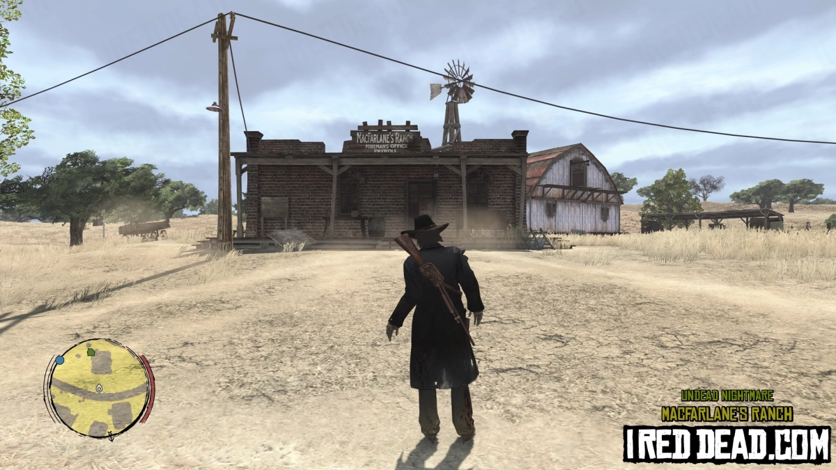 Red Dead Redemption Undead Nightmare Safehouse Macfarlanes Ranch 1