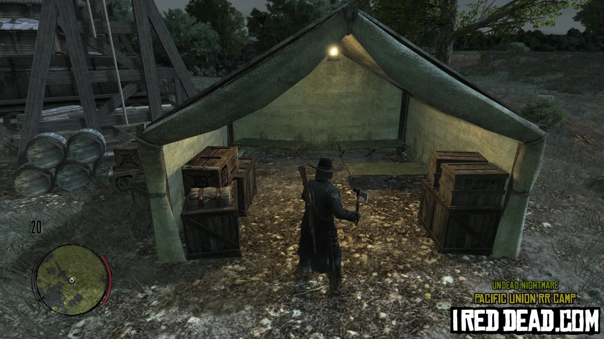 Red Dead Redemption Undead Nightmare Safehouse Pacific Union Rr Camp 2