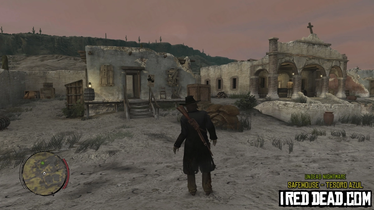 Red Dead Redemption Undead Nightmare Safehouse Tesoro Azul 1